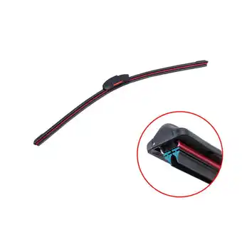 Walmart KITPIPI Car Wiper blades Universal Frameless Bracketless Car Soft Rubber Double P9J1 offer