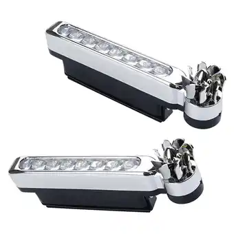 Walmart jiaping 2 Pieces Car Wind Energy Powered Light Decoration Wind Daytime Running Light for White offer