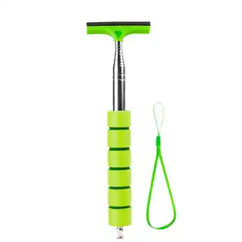 Walmart Car Rearview Mirror Wiper Stainless Steel Retractable Glass Wiper Defogging Tool Green offer