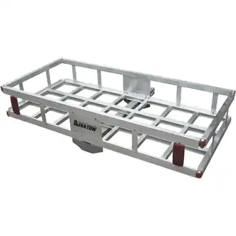 Walmart Ultra-Tow Aluminum Hitch Cargo Carrier, 500-Lb. Capacity, Silver, 49in. x 22.5in. x 8in.H offer