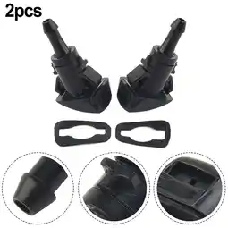 Walmart 2x Front Windshield Wiper Washer Nozzle Jet Fit For Hyundai ix35 For Kia Sorento offer