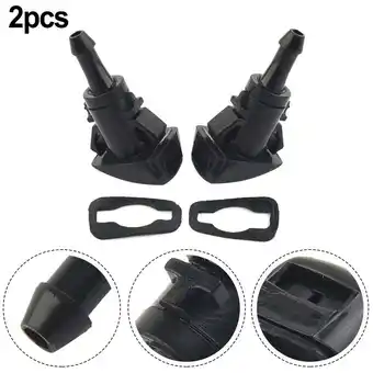 Walmart 2x Front Windshield Wiper Washer Nozzle Jet Fit For Hyundai ix35 For Kia Sorento offer