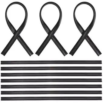 Walmart 10pcs Car Wiper Blades Refills Windshield Window Wiper Strips Rubber Windshield Wiper Strips offer