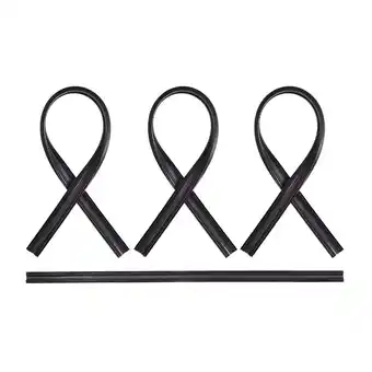 Walmart Himition 4pcs Window Wiper Strip Replacement Wiper Blade Refill Wiper Rubber Blade Insert offer