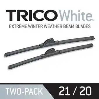 Walmart TRICO White 2 Pack, 21 + 20 Extreme Weather Winter Beam Wiper Blades (35-2120) offer