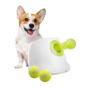 Walmart All For Paws Automatic Tennis Ball Launcher for Small to Medium Sized Dogs, 3 Balls Included, Mini offer