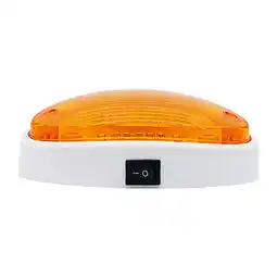 Walmart JISADER LED RV Light Easy to Install Oval Single LED Light for Boat Trailer Car Yellow Light offer