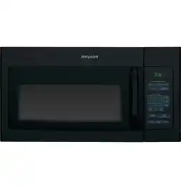 Walmart Hotpoint 1.5 Cu. Ft. Over-The-Range Microwave Oven Black offer