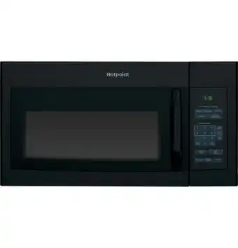 Walmart Hotpoint 1.5 Cu. Ft. Over-The-Range Microwave Oven Black offer