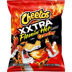 Walmart Cheetos Crunchy XXTRA Flamin' Hot Cheese Flavored Snack Chips, 8.5 Ounce Bag (Packaging May Vary) offer