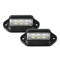 Walmart JISADER 2xLED Light Number Plate LED Lamp Taillight for Boat Car RV offer