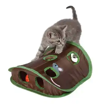 Walmart Tent Pet Tunnel Toy Hole Mice Cat Playing with 9 Game Cat Intelligence Pet Toys for Cute Pets offer