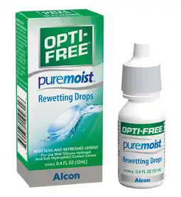 Walmart Opti-Free Puremoist Rewetting Eye Drops for use as needed throughout the day, 0.4 fl. oz offer