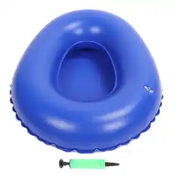 Walmart Zerodis Air Inflatable Bedpan, Portable PVC Air Cushions Bedpan Blue offer