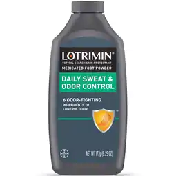 Walmart Lotrimin Daily Sweat and Odor Control Medicated Foot Powder, 6.25 oz offer