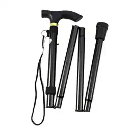 Walmart YUEYAN Lightweight Easy Folding Aluminium Walking Stick Cane Height Adjustable offer