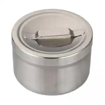 Walmart simhoa 6xStainless Steel Medical Jar Stainless Steel Unguent Holder Storage Container offer