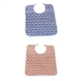 Walmart 2x Adults Bibs w/ Adjustable Strap Clothing Protectors for Disabled Seniors offer