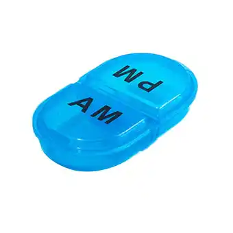 Walmart YUEYAN 2 Grids Daily Waterproof Pill Organizer Portable Pill Box Pill Contai Deal offer