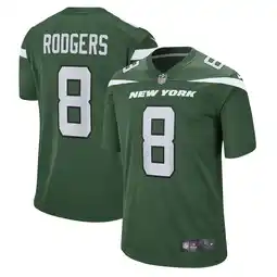 Walmart Youth Nike Aaron Rodgers Gotham Green New York Jets Game Jersey offer