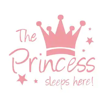 Walmart REASONCOOL Removable The Princess Wall Sticker Wall Sticker Girls Bedroom Decor Baby Room Art Decal offer