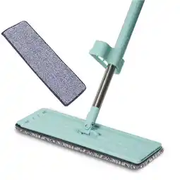 Walmart GHYJPAJK Microfiber Flat Mop Hands Free Squeeze Cleaning Floor Washable Mop w1a offer