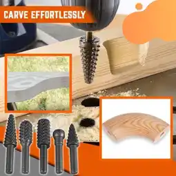 Walmart KIHOUT Flash Deals Woodworking Electric Rotary File Wood Carving Milling Cutter Engraving Tool Set offer