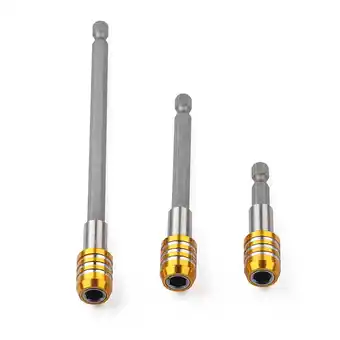 Walmart KIHOUT Flash Sale Hex Shank Magnetic Screwdriver Quick Release Extension Holder Bit Set 3Pcs offer