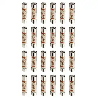 Walmart KIHOUT Promotion 25Pcs British 13A Domestic Fuses Plug Household 13amp Cartridge offer