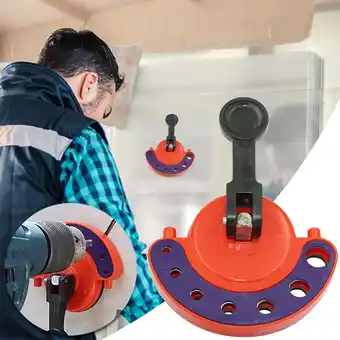 Walmart KIHOUT Saving Household 4-12mm Glass Tile Hole Saw Drill Guide Locator Openings Sucker Base offer