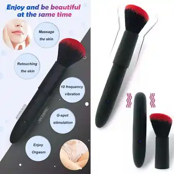 Walmart YUEYAN Electric Makeup Brush 10 Speed Waterproof USB Charge Gift Vibrating offer