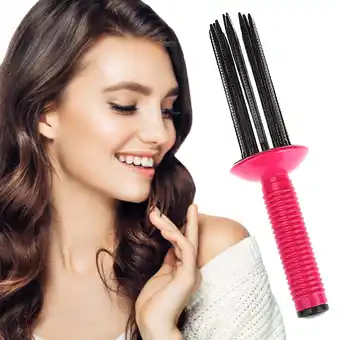 Walmart Weerihhol Hair Curling Comb Styling Hair Tools Hair Curler Silk for Hair offer