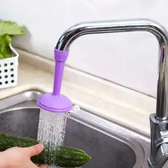 Walmart KIHOUT Flash Sale Swivel Water Saving Tap Aerator Diffuser Faucet Filter Connector Popular Purple offer