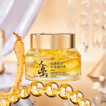 Walmart YUEYAN Gold Ginseng Serum Anti Wrinkle Dark Spot Face Essence Ginseng Extract Liqu offer