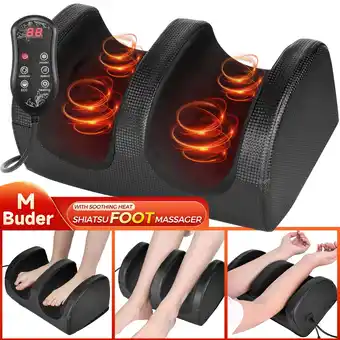 Walmart M Buder Foot Massager, Foot Spa with Heat for Comfort and Relief, Gift, Black offer