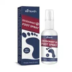 Walmart End-of-year savings Deodorant Foot Spray Keeps Fresh For Dry Crack Foot Odor 30ml offer