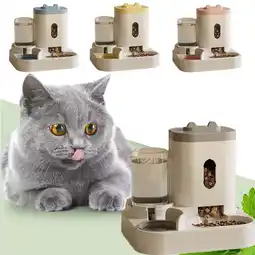 Walmart Clerance! Pet Food Water Dispenser Automatic Dog Cat rabbit feeder bottle Bowl Dish offer