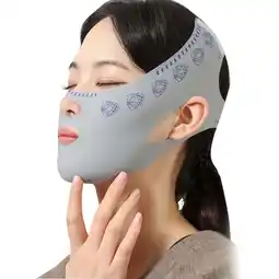 Walmart YUEYAN Face V Shaper Facial Slimming Bandage Chin Cheek Relaxation Lift Up Belt V Face offer