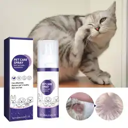 Walmart Joykith Pet Care Spray Pet Cat Dog Skin Care Skin Spray 60ml For Small Dogs Accessories offer