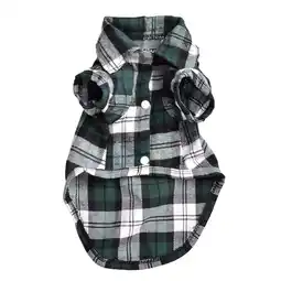 Walmart 3 Colors Fashion Pet Puppy Dog Plaid Shirt Coats Dogs Cloth Jacket In Fall XL offer