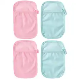 Walmart NUOLUX 4Pcs Baby Bath Mitt Infant Shower Washcloth Body Scrubbing Gloves Baby Supplies offer