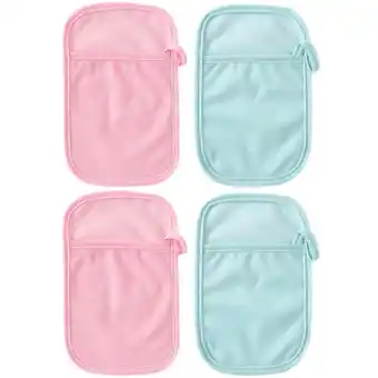 Walmart NUOLUX 4Pcs Baby Bath Mitt Infant Shower Washcloth Body Scrubbing Gloves Baby Supplies offer