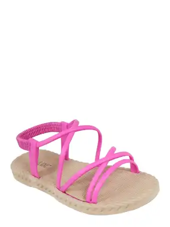 Walmart Fifth & Luxe Women's Strappy Flat Sandals, Sizes 5/6-11 offer