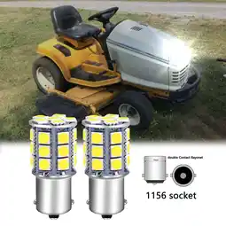 Walmart 2 SUPER LED Headlight Bulbs for Deere L108, L110, L111, L118, L120, L130 mower,2pcs offer