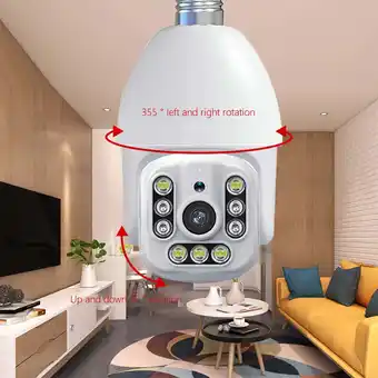 Walmart Wireless WiFi Lamp Bulb Type Surveillance Camera Outdoor Dome Camera Mobile Phone Remote offer