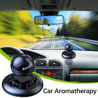 Walmart Solar Car Car Perfume Long Lasting Rotating Basketball On The Center Console In The Car offer