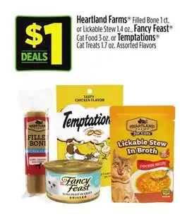 Dollar General Heartland Farms , Fancy Feast , Temptations offer