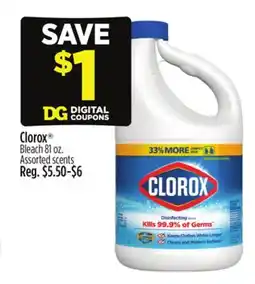 Dollar General Clorox Bleach offer