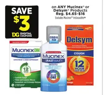 Dollar General Mucinex or Delsym Products offer