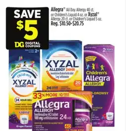 Dollar General Allegra , Xyzal offer